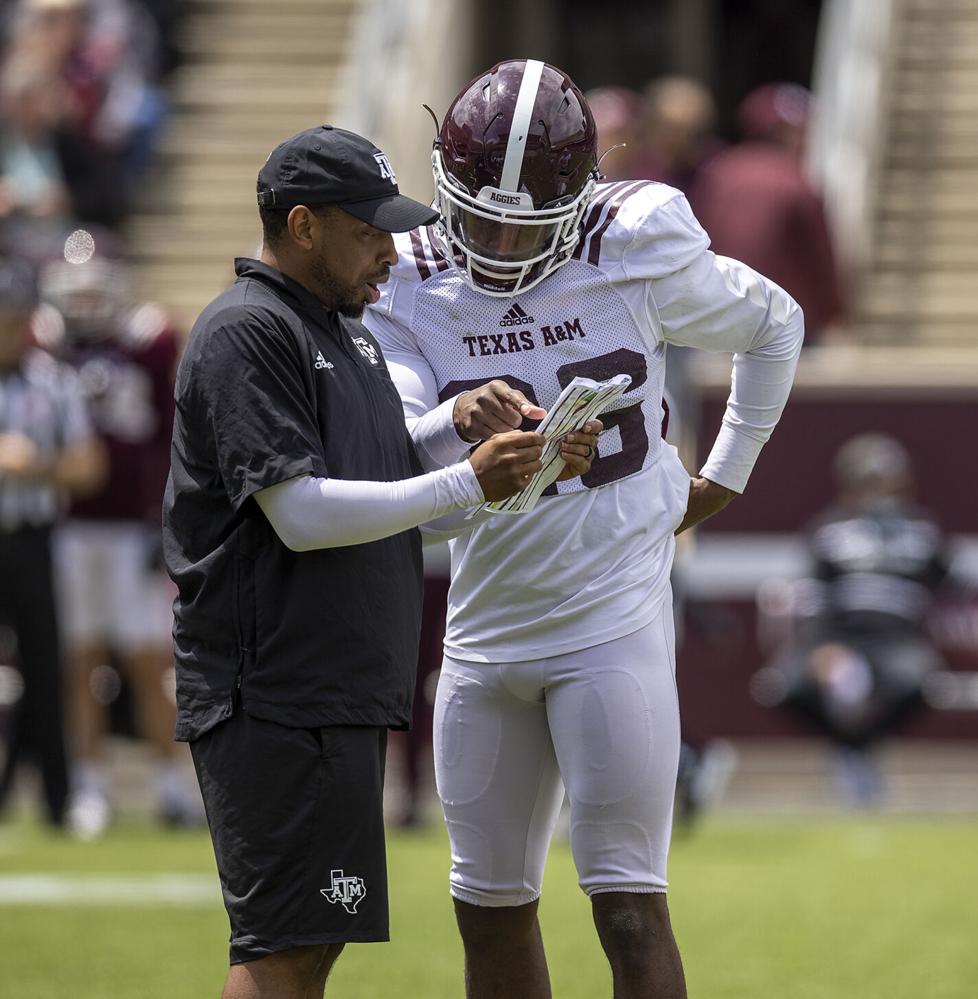 Spring football practice